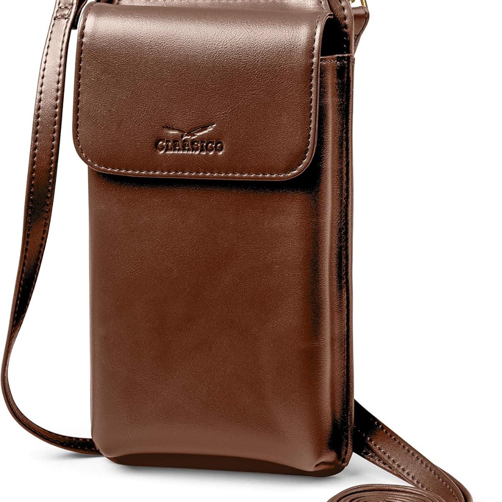 Crossbody Phone Purse For Women Rfid Phone Case Wallet W/Magnetic Closure & Se